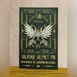Fairyloot Valkyrie Helmet Pin NWT